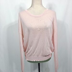 Cabi Pale Pink Gossamer Pullover Sweater